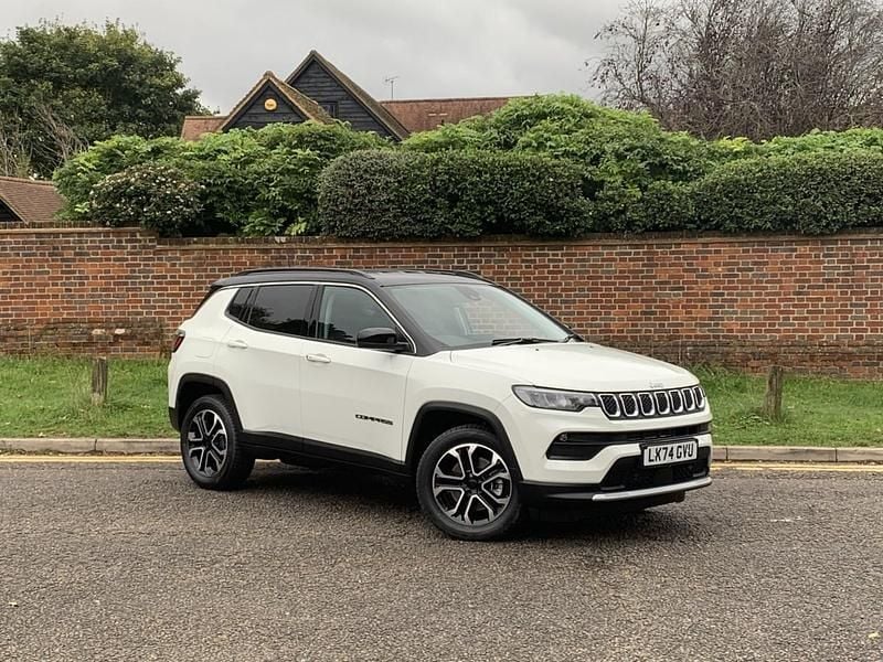 White/black New 2024 Jeep Compass Limited SUV | £25,999 (Fair price) - Image 1/4