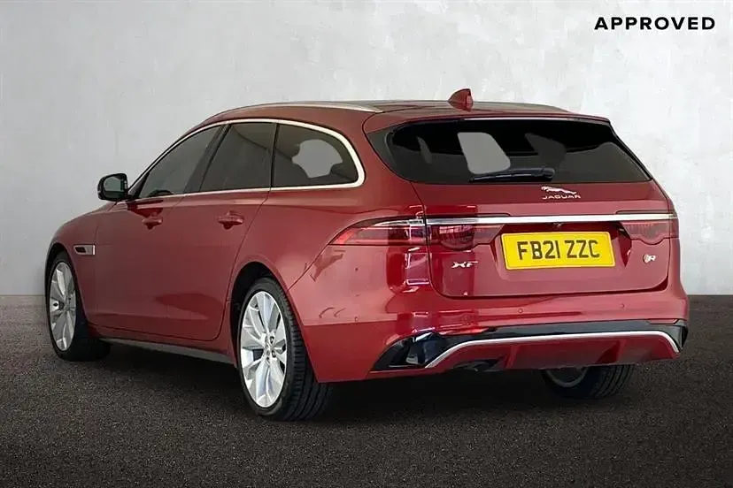 Used Jaguar XF R-Dynamic 204 HP (150 kW) 2021 Firenze red Estate