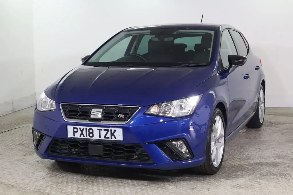 Used Seat Ibiza FR 95 HP (69 kW) 2018 Blue Hatchback
