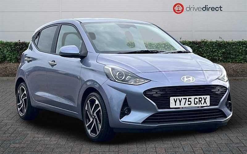 Pearl meta blue New 2025 Hyundai i10 Premium Hatchback | £17,968 (A bit pricey) - Image 1/4