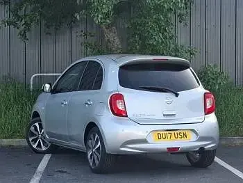 Usado Nissan Micra N-TEC 80 HP (58 kW) 2017 Prateado Citadino