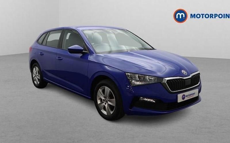 Used Skoda Scala SE 95 HP (69 kW) 2023 Blue Hatchback