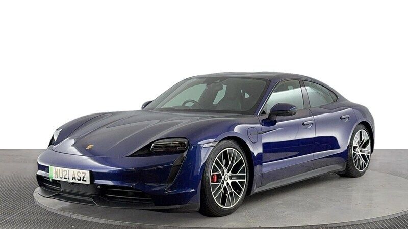 Blue Used 2021 Porsche Taycan 4S Sedan | £38,520 - Image 1/4