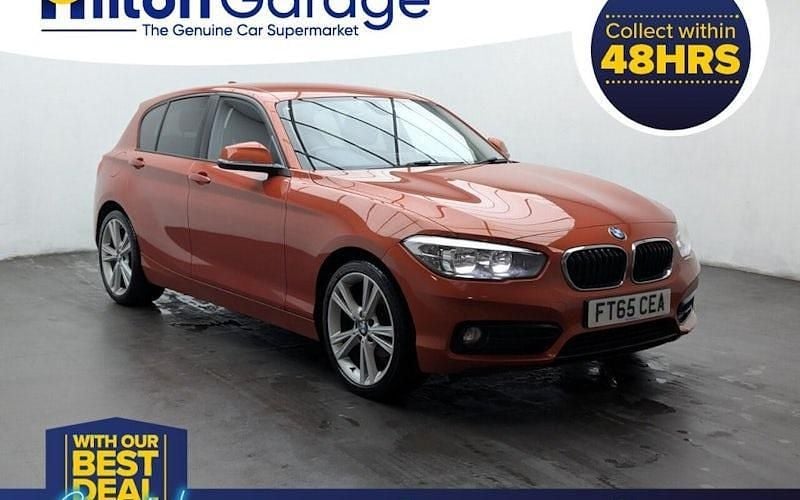 Used BMW 116 Sport Line 116 HP (85 kW) 2015 Orange Hatchback