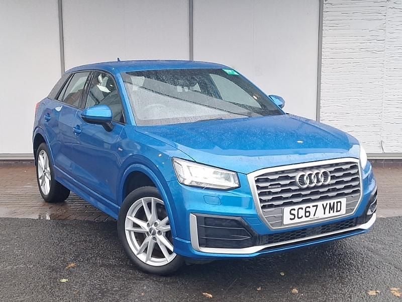 Blue Used 2017 Audi Q2 S-Line SUV | £14,998 (Fair price) - Image 1/4