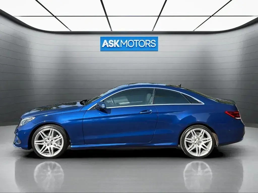 Used Mercedes E220 AMG line 2016 Blue Coupe
