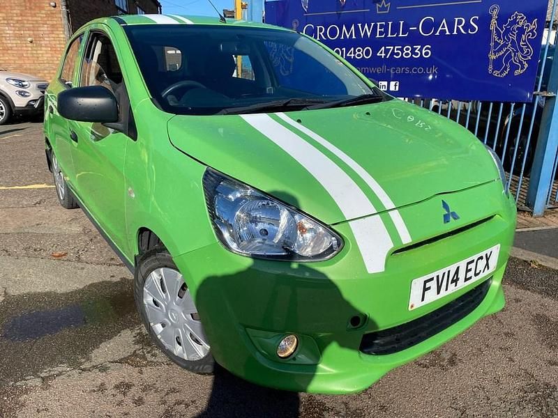 Used Mitsubishi Mirage 71 HP (52 kW) 2014 Green Hatchback