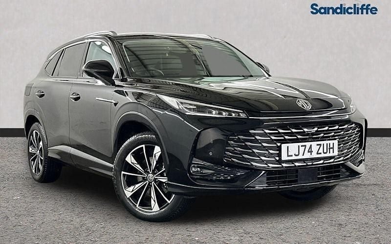 Metallic black pearl Used 2024 MG HS Trophy SUV | £20,491 (A bit pricey) - Image 1/4