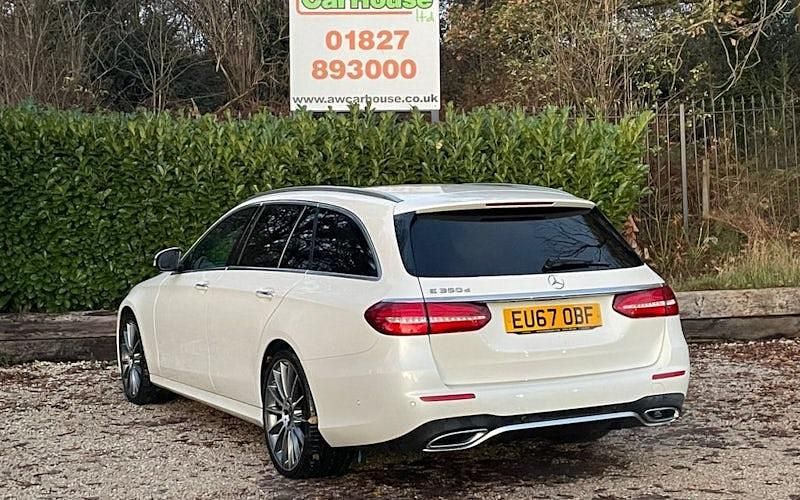 Used Mercedes E350 AMG line 258 HP (189 kW) 2017 White Estate