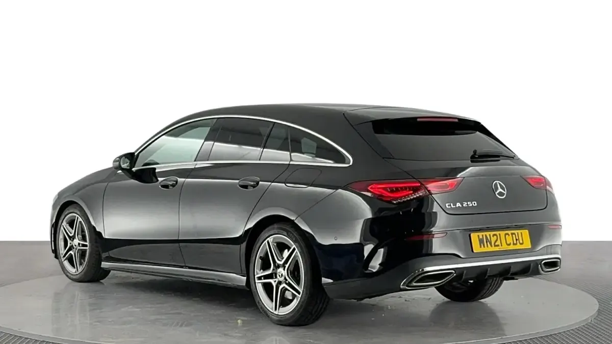 Used Mercedes CLA250 AMG line 2021 Black Coupe