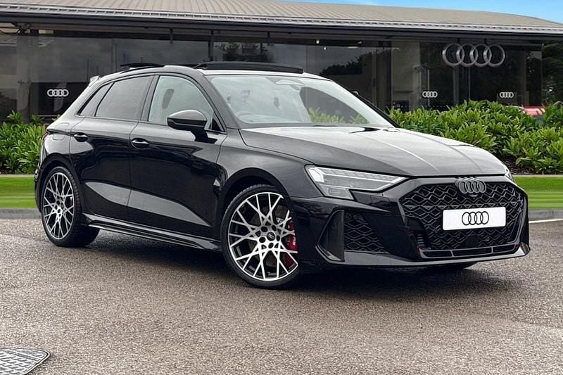 Black New 2025 Audi RS3 Comfort Sedan | £62,990 (Good price) - Image 1/4