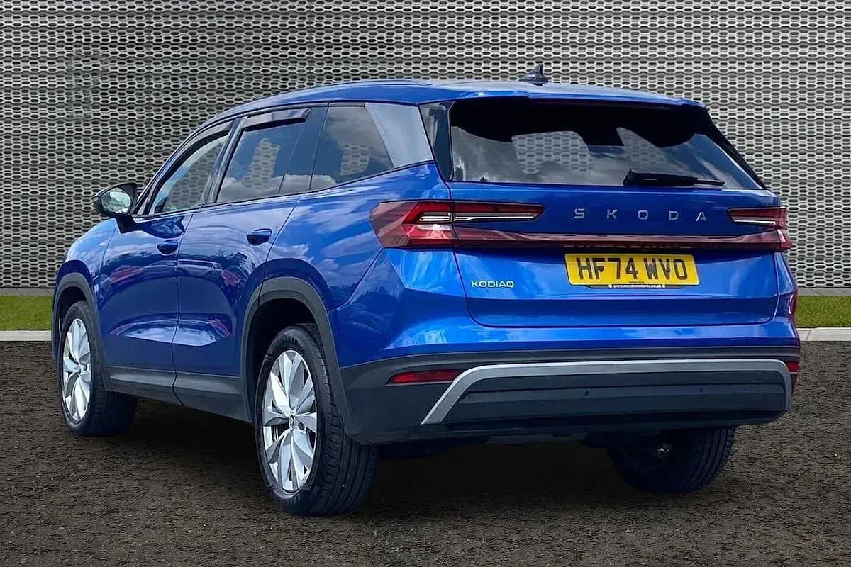 Used Skoda Kodiaq SE L 110 HP (80 kW) 2024 Race blue metallic SUV
