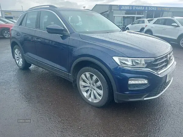 Used VW T-Roc SE 115 HP (84 kW) 2021 Blue SUV
