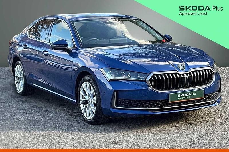 Used Skoda Superb SE L 150 HP (110 kW) 2025 Blue Hatchback