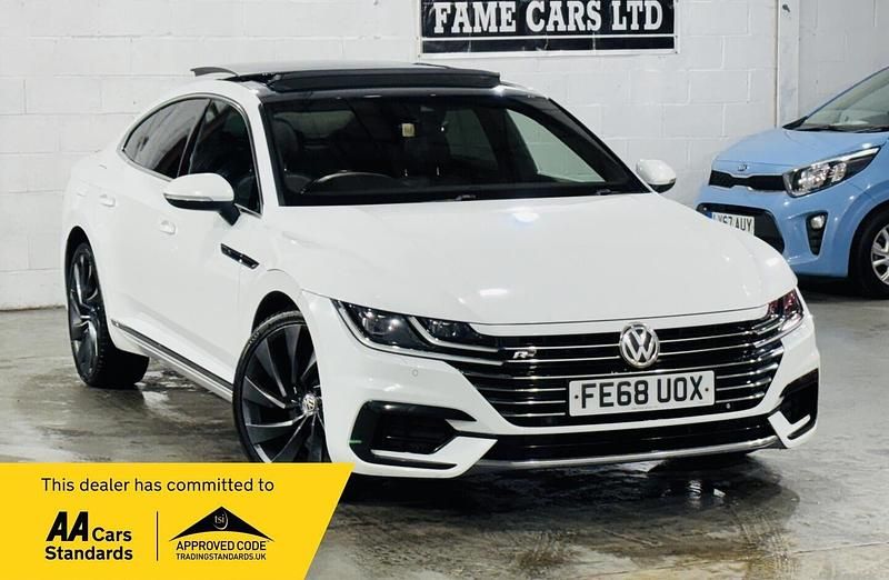 Used VW Arteon R-line 2018 White Hatchback