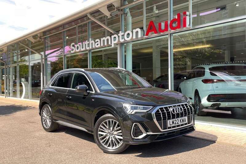 Black Used 2022 Audi Q3 S-Line SUV | £28,890 (Fair price) - Image 1/4