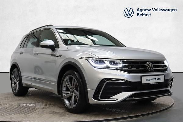 Silver Used 2024 VW Tiguan R-line Edition SUV | £28,750 (Fair price) - Image 1/4