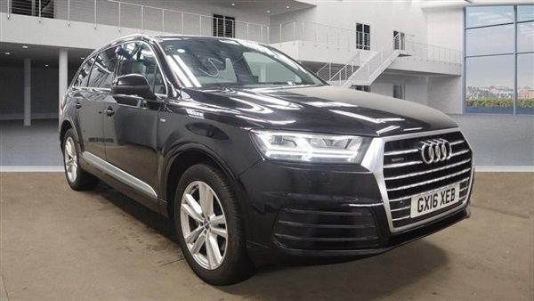 Black Used 2016 Audi Q7 S-Line SUV | £19,940 (Fair price) - Image 1/1