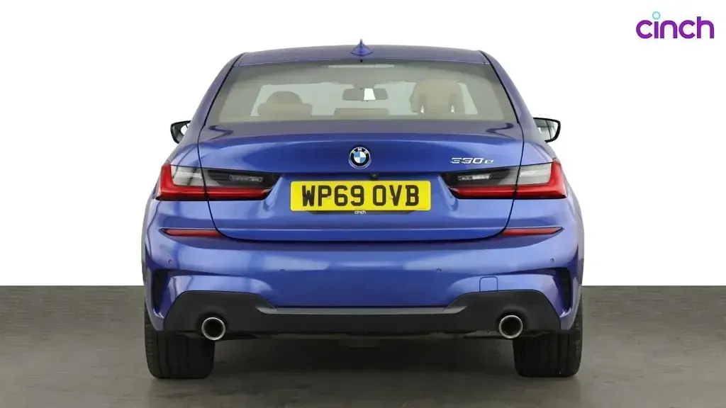Used BMW 330e M Sport 2019 Blue Sedan