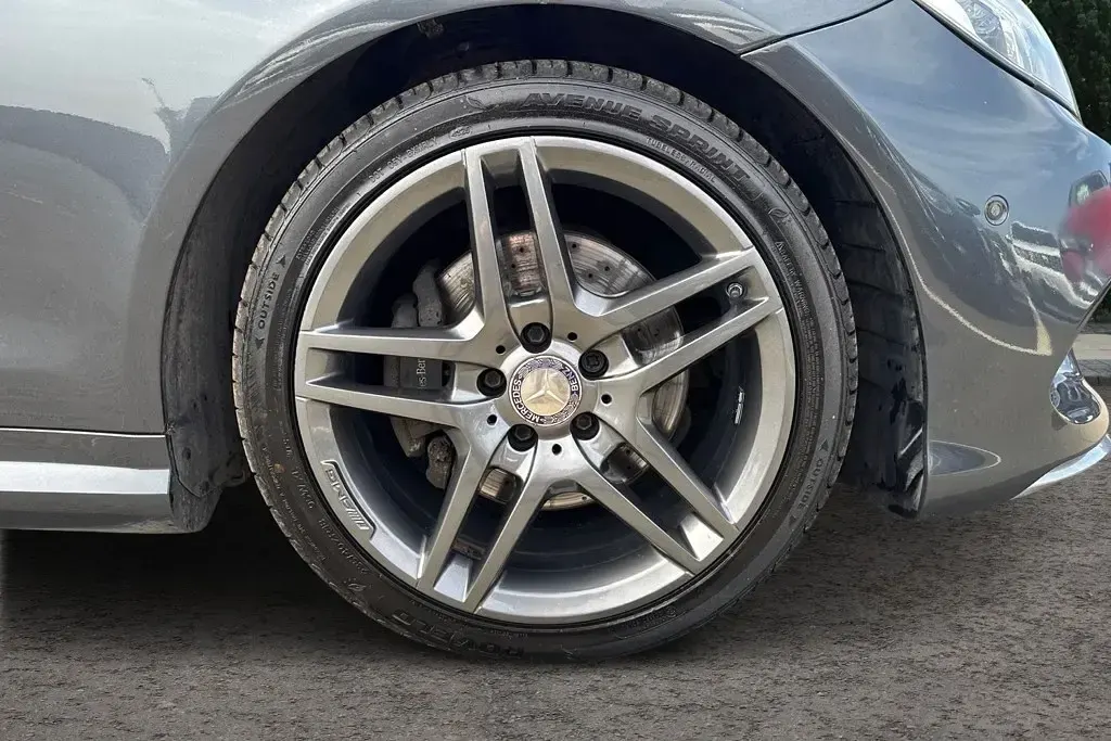 Used Mercedes E220 AMG line 177 HP (130 kW) 2015 Grey Coupe