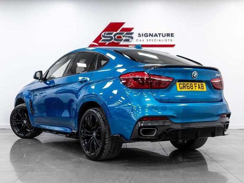 Used BMW X6 M Sport 258 HP (189 kW) 2018 Blue SUV