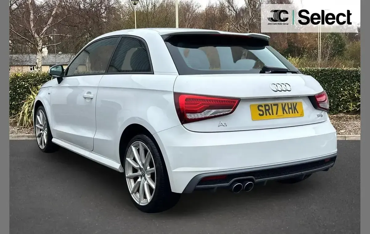 Used Audi A1 S-Line 123 HP (90 kW) 2017 White Hatchback