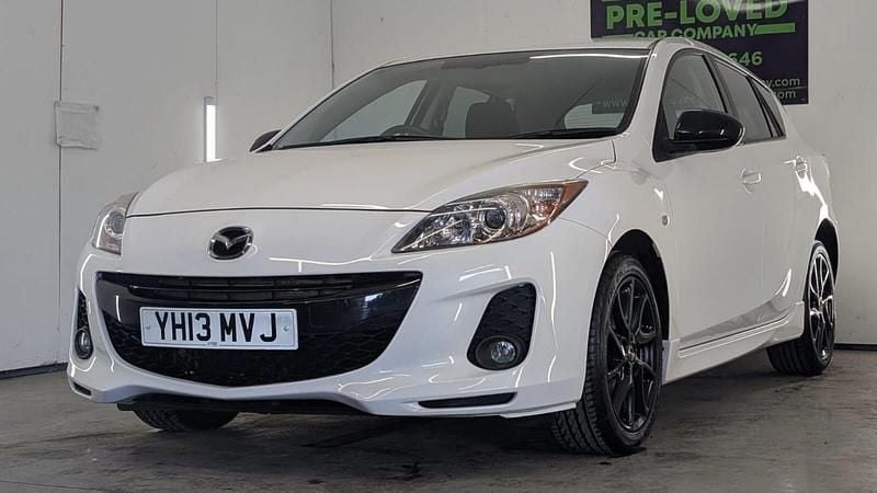 Begagnad Mazda 3 Edition 105 HK (77 kW) 2013 Vit Halvkombi