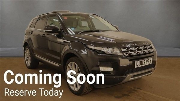 Black Used 2013 Land Rover Range Rover evoque Prestige SUV | £8,950 (Fair price) - Image 1/1