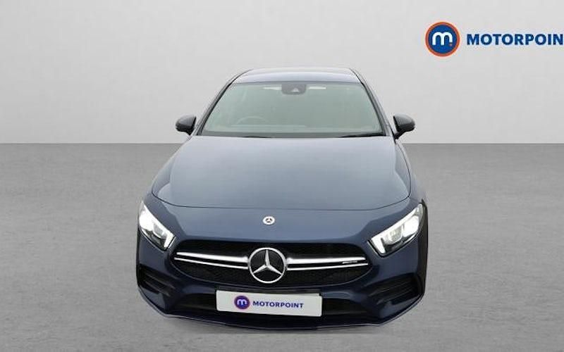 Used Mercedes A35 AMG Premium 306 HP (225 kW) 2021 Blue Sedan