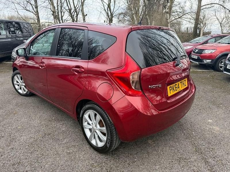 Used Nissan Note S 98 HP (72 kW) 2014 Red Hatchback