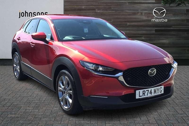 Red Used 2024 Mazda CX-30 Exclusive-Line SUV | £21,490 (Fair price) - Image 1/4