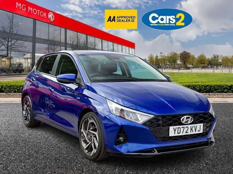 Blue Used 2022 Hyundai i20 Premium Hatchback | £14,880 (Fair price) - Image 1/4