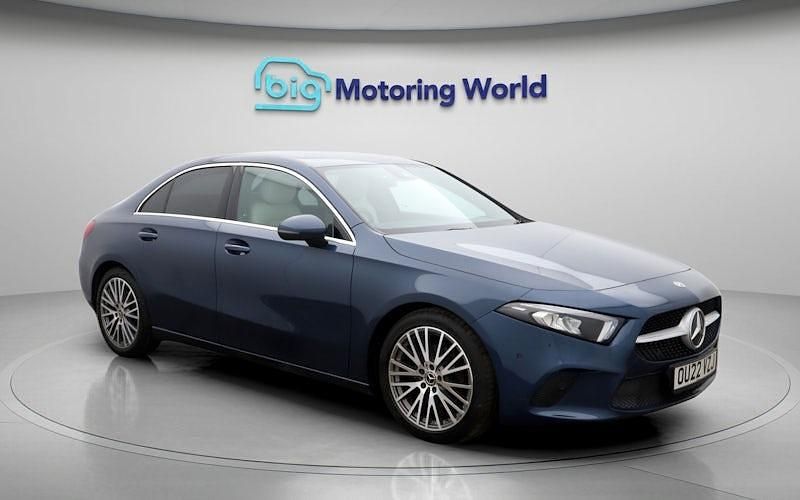 Used Mercedes A200 Executive 163 HP (119 kW) 2022 Blue Sedan