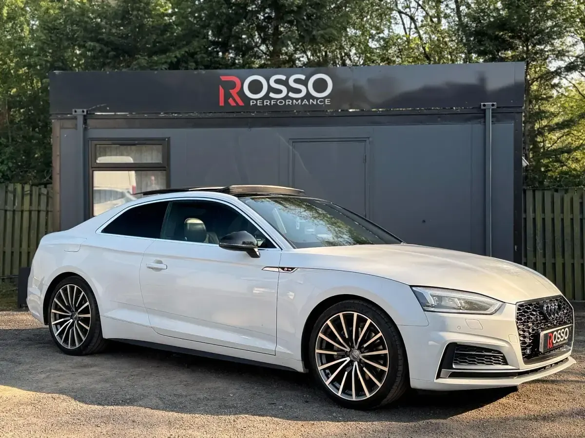 Used Audi A5 S-Line 2017 White Coupe
