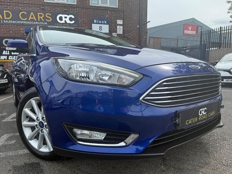 Blue Used 2017 Ford Focus Titanium Hatchback | £7,295 (Fair price) - Image 1/4