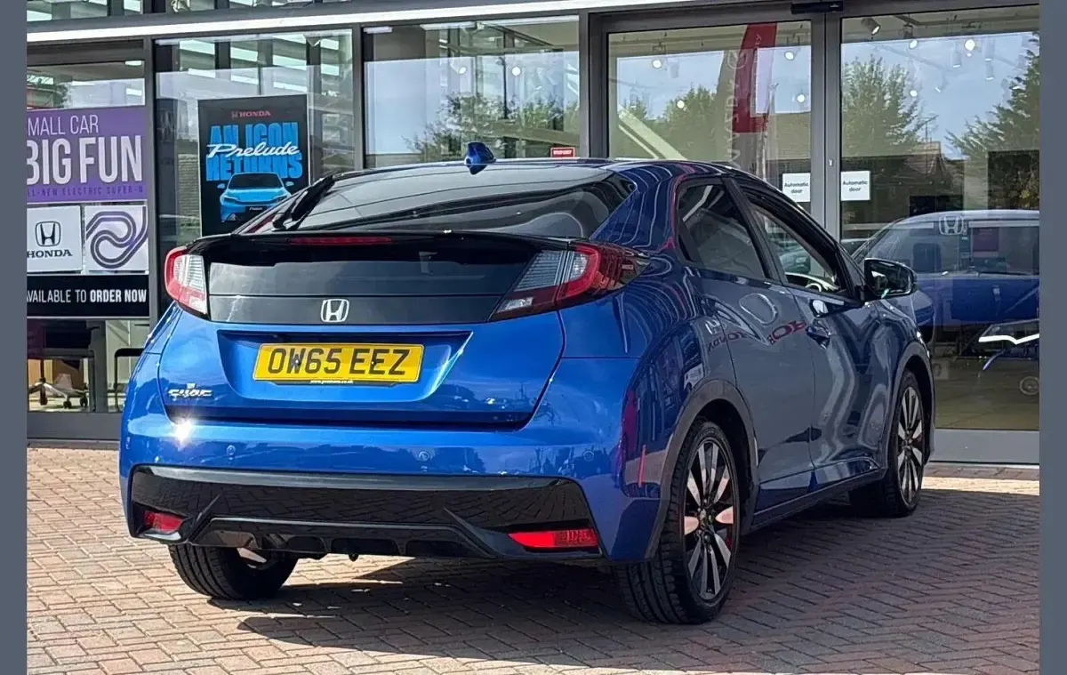 Used Honda Civic SR 139 HP (102 kW) 2016 Blue Hatchback