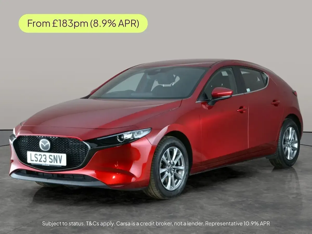Begagnad Mazda 3 2023 Röd Halvkombi