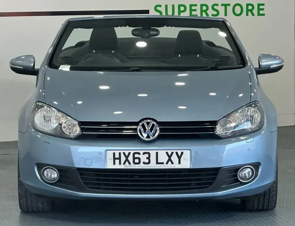 Used VW Golf Cabriolet S 122 HP (89 kW) 2013 Blue Cabriolet