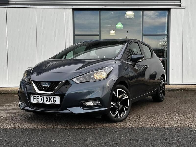 Used Nissan Micra Acenta 92 HP (67 kW) 2021 Grey Hatchback