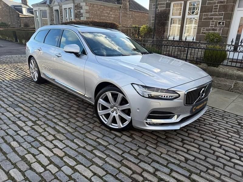 Used Volvo V90 Inscription 190 HP (139 kW) 2018 Silver Estate