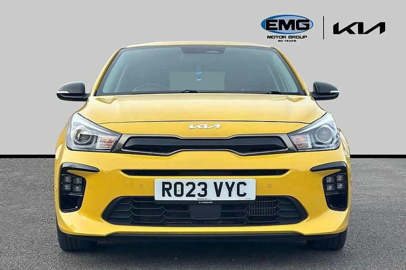 Used Kia Rio GT-Line S 118 HP (86 kW) 2023 Yellow Hatchback