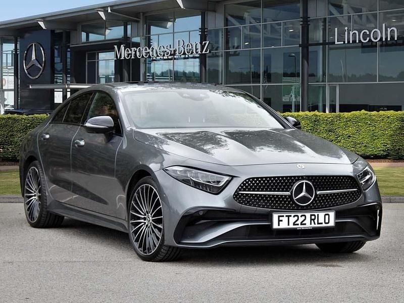 Selenite grey metallic Used 2022 Mercedes CLS300 AMG line Coupe | £35,499 - Image 1/4