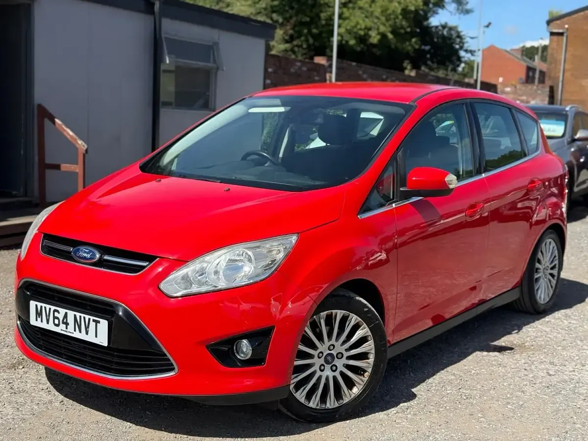 Used Ford C-MAX Titanium 113 HP (83 kW) 2014 Red MPV