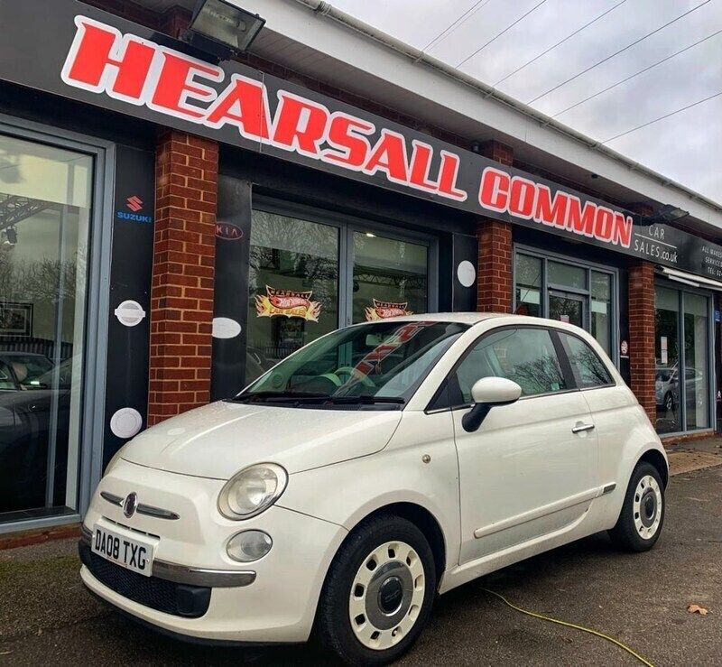 White Used 2008 Fiat 500 Pop Hatchback | £2,500 - Image 1/4