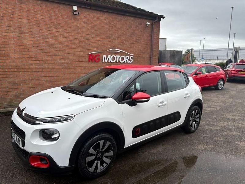 White Used 2019 Citroën C3 Feel Hatchback | £5,795 (Fair price) - Image 1/4