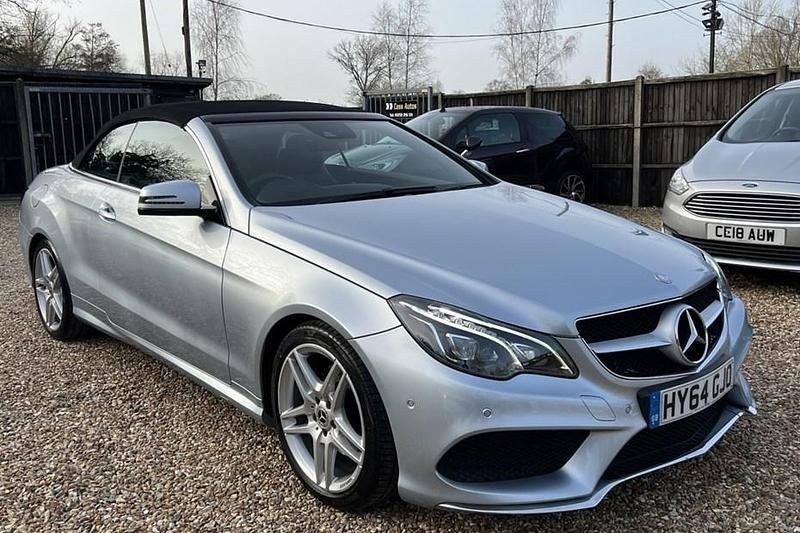Used Mercedes E220 AMG 2014 Silver Cabriolet