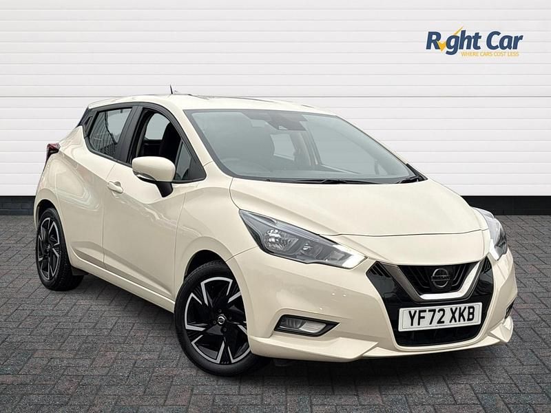 Used Nissan Micra Acenta 92 HP (67 kW) 2022 White Hatchback