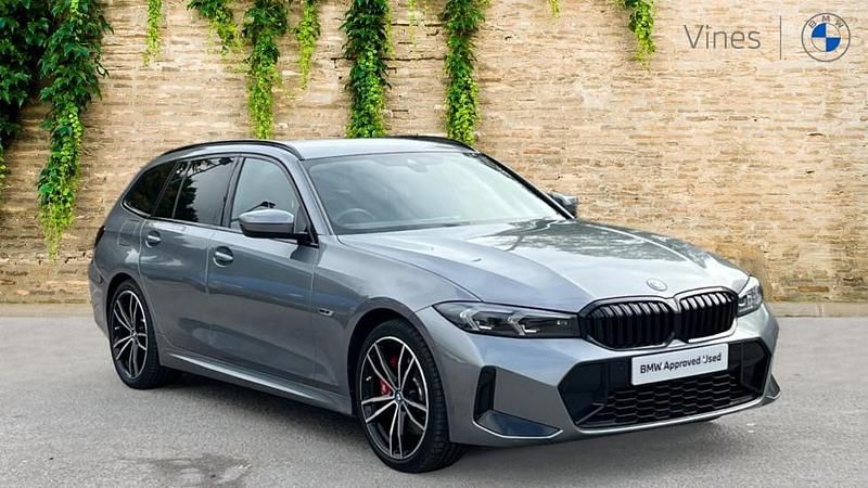 Grey Used 2022 BMW 330e M Sport Estate | £29,324 (A bit pricey) - Image 1/4