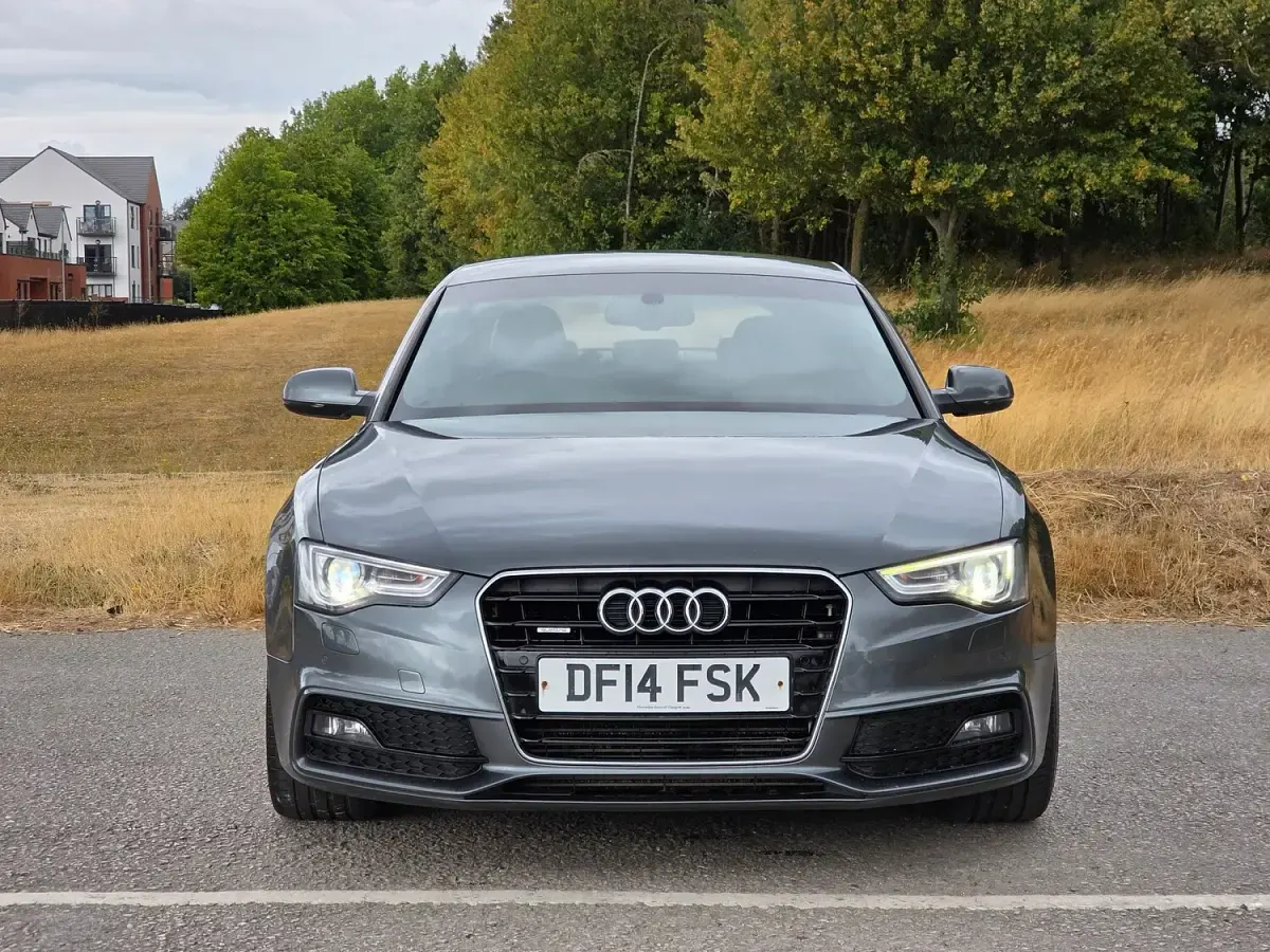 Used Audi A5 S-Line 177 HP (130 kW) 2014 Grey Coupe
