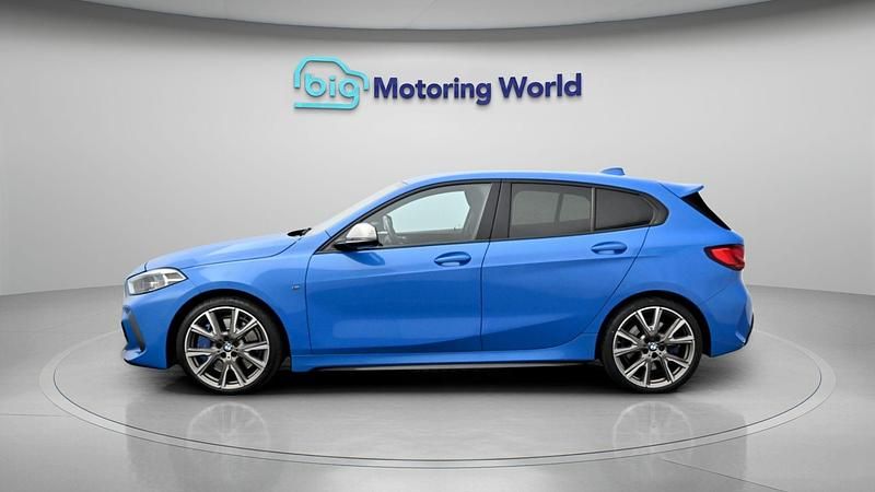 Used BMW M135 M Sport 302 HP (222 kW) 2019 Blue Hatchback
